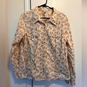 Old Navy Vintage Western Style Snap Shirt